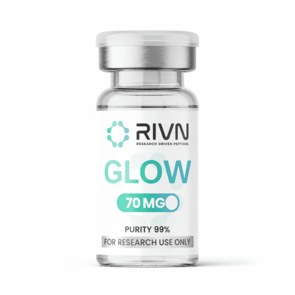 GLOW 70MG (GHK-Cu 50mg + TB-500 10mg + BPC-157 10mg) Research Blend