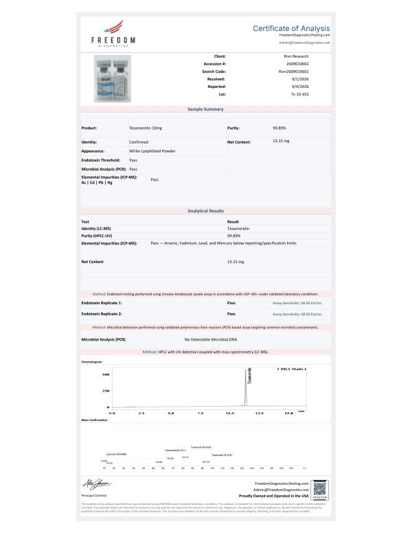 TESAMORELIN- 10mg - Image 2